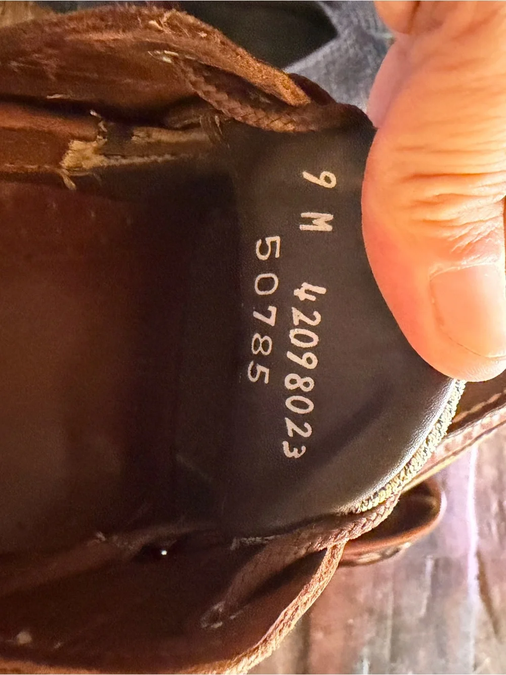 Sebago Boat Shoes Men 9 Brown Like New Docksides Leather 50785